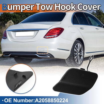 Rear Car Bumper Tow Hook Cover for Mercedes-Benz (2019–2023) No.A2058850224 Tenorite Grey