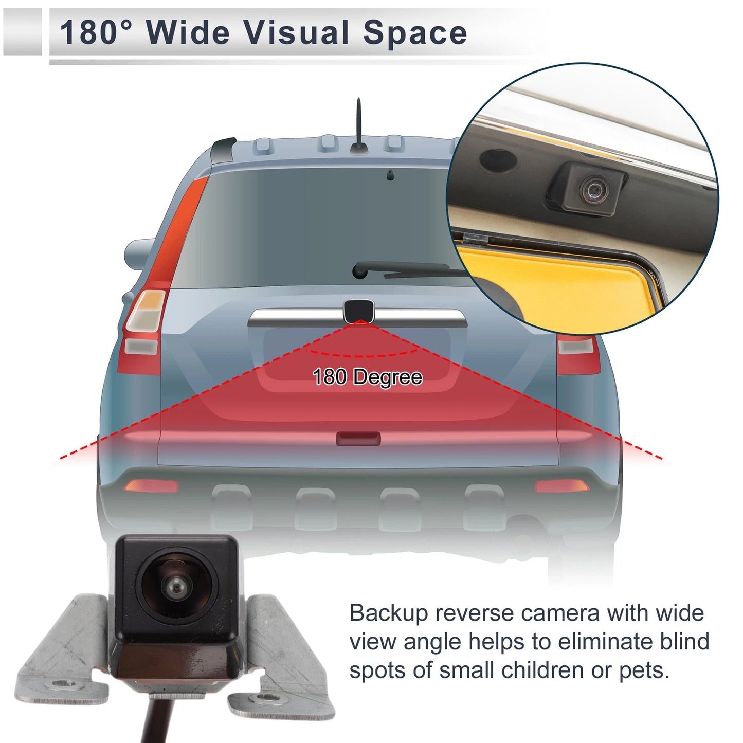 Rear View Camera for Hyundai Tucson IX35 (2010–2015) 120-180 Degree