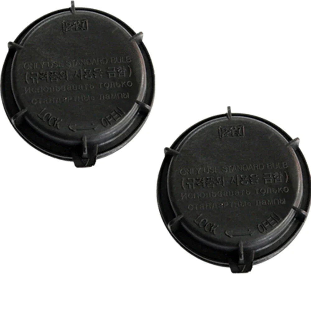 Headlight Lamp Bulb Dust Caps for 11-16 Kia Optima, 16-20 Hyundai Tucson