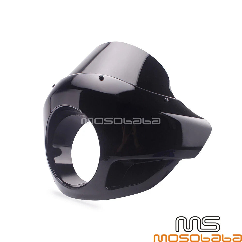5 3/4" Headlight Fairing Windshield for Harley Low Rider, Fat Bob (2006-2023)