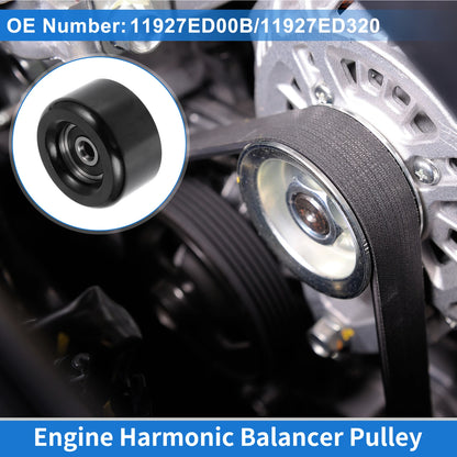 Drive Belt Idler Pulley for Nissan Versa (2009–2011, 2014–2018) No. 11927ED00B