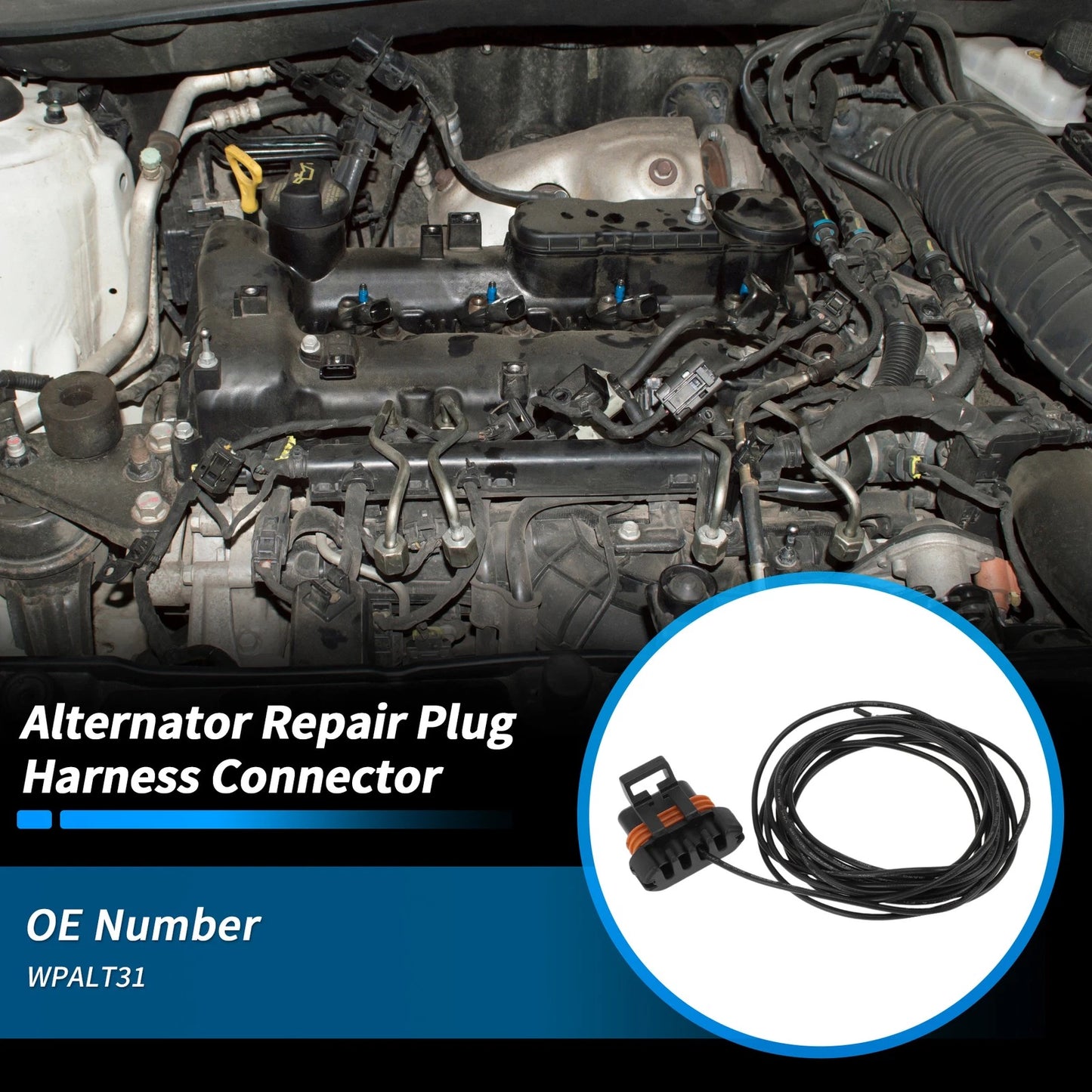 Alternator Repair Plug Harness Connector for Chevrolet Camaro (1998–2002)