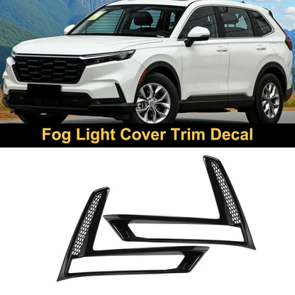 Fog Light Cover Trim Set of 2 for Honda CR-V (2023–2024) Glossy Black