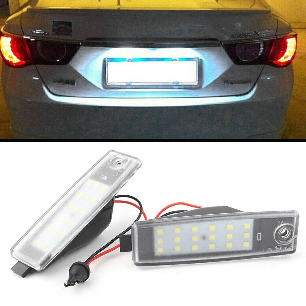 2X 12V LED License Plate Light for Toyota Rav4 (2005–2010) ACA33W