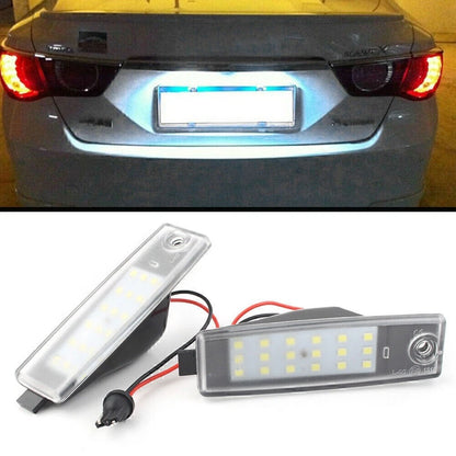 2X 12V LED License Plate Light for Toyota Rav4 (2005–2010) ACA33W