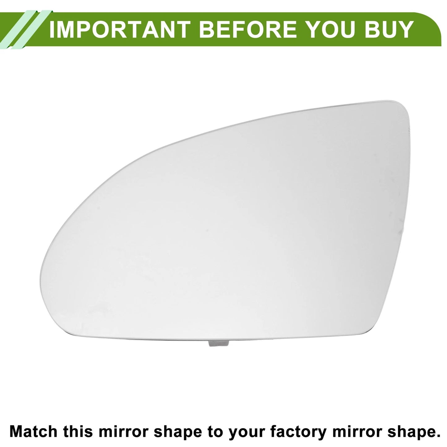 Left Heating Mirror Glass for Kia Optima (2016–2019) No. 87611D4000