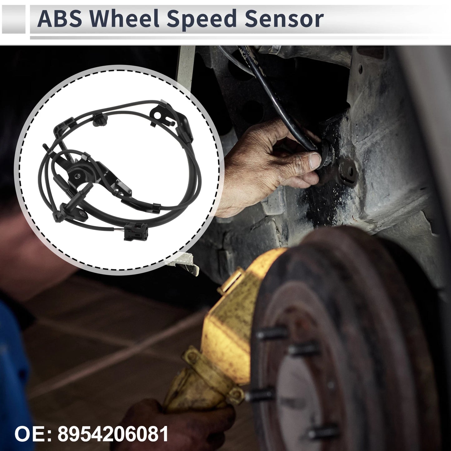 ABS Wheel Speed Sensor No. 8954206081 for Toyota Camry (2018–2024) 1 Pc Front Right