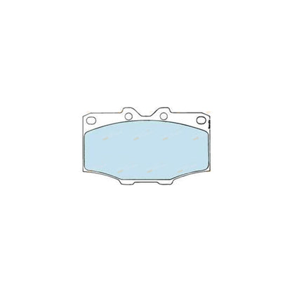Set of 4 Front Disc Brake Pads for Toyota Hilux (1978–1989)