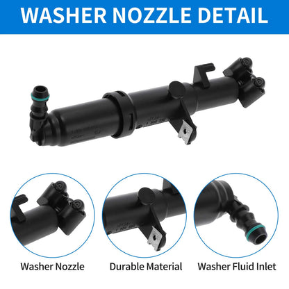 Front Left Headlight Washer Nozzle for Mercedes-Benz S350 (2006–2009) No. 2218601347