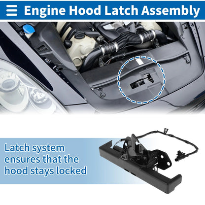 Hood Latch Assembly for Kia Forte (2019–2021) No. 81130M6000 1 Pc