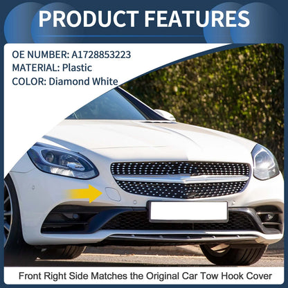 Front Bumper Tow Hook Cover for Mercedes-Benz W172 (2012-2016)