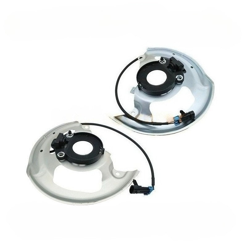 Front Wheel ABS Sensor Pair with Harness & Dust Shield for Chevrolet GMC