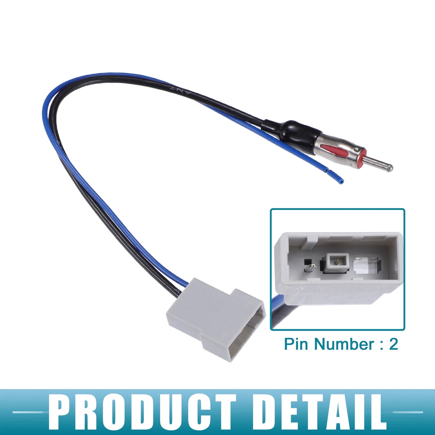 Stereo CD Player Radio Wiring Harness with Antenna Adapter for Nissan (2007–2020)