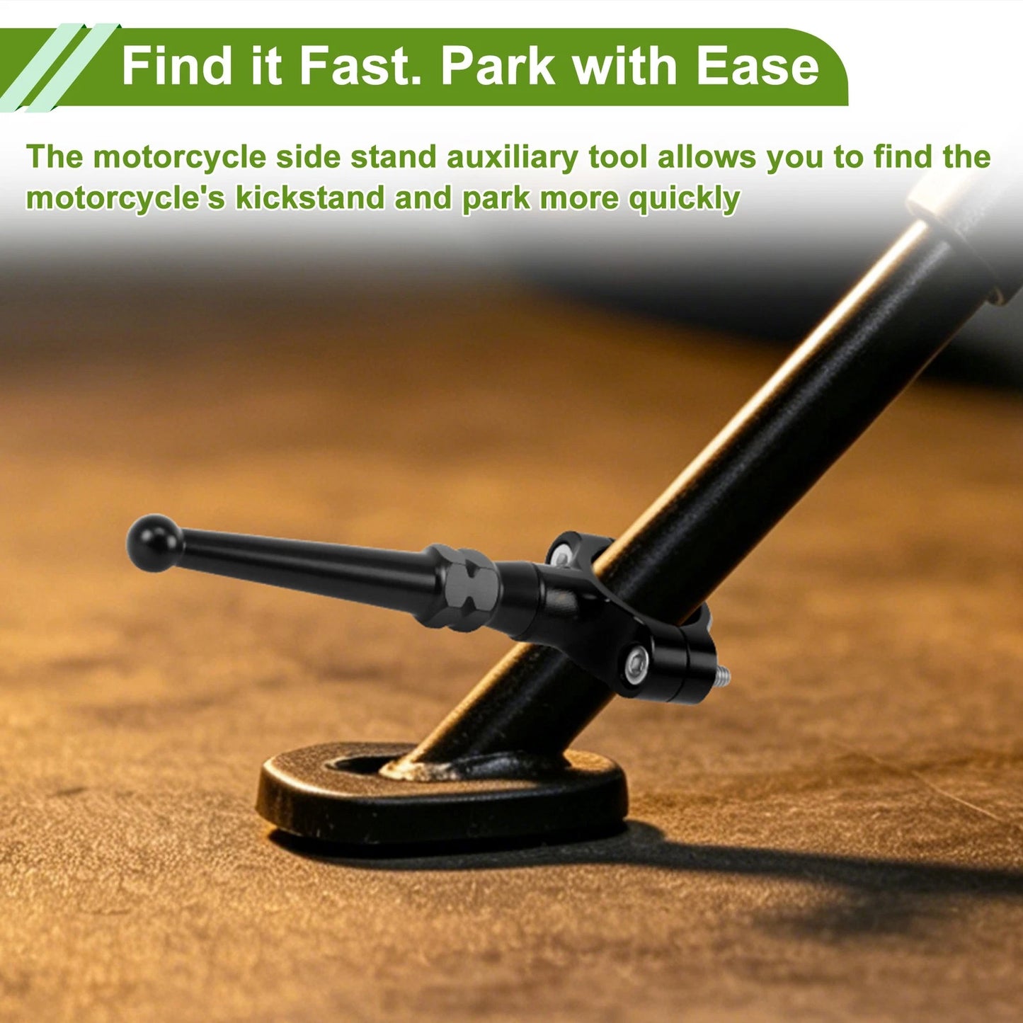 Kickstand Extension Kit for Kawasaki Motorcycle (Universal)