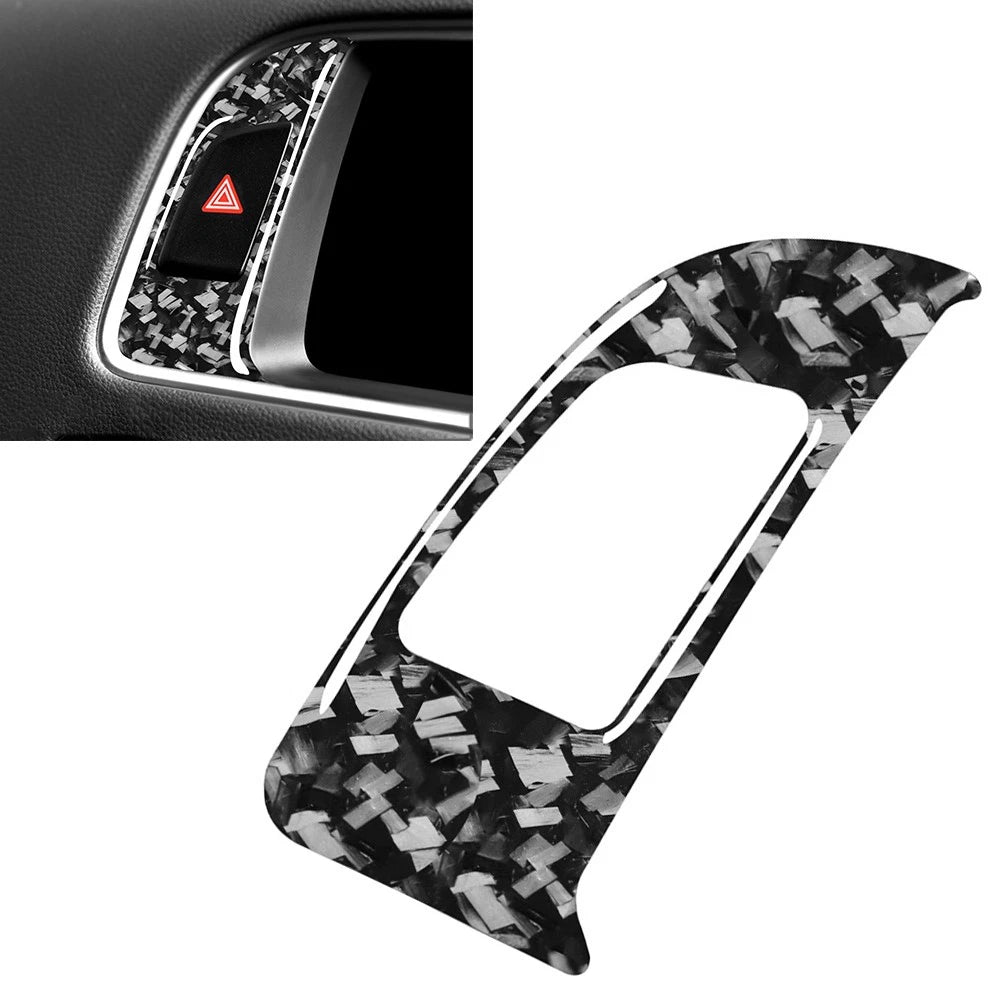 Piano Black Seat Adjustment Button Cover Trim for Audi A4 B9 A5 (2016–2023)