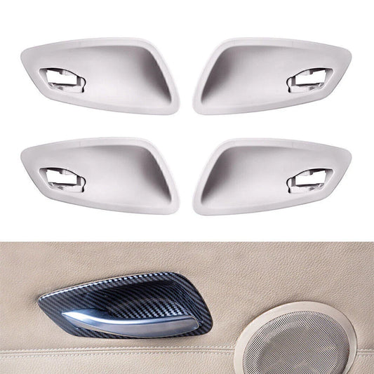 4 Pcs ABS Inner Door Handle Bowl Cover for BMW 3 Series E90 (2005-2012)