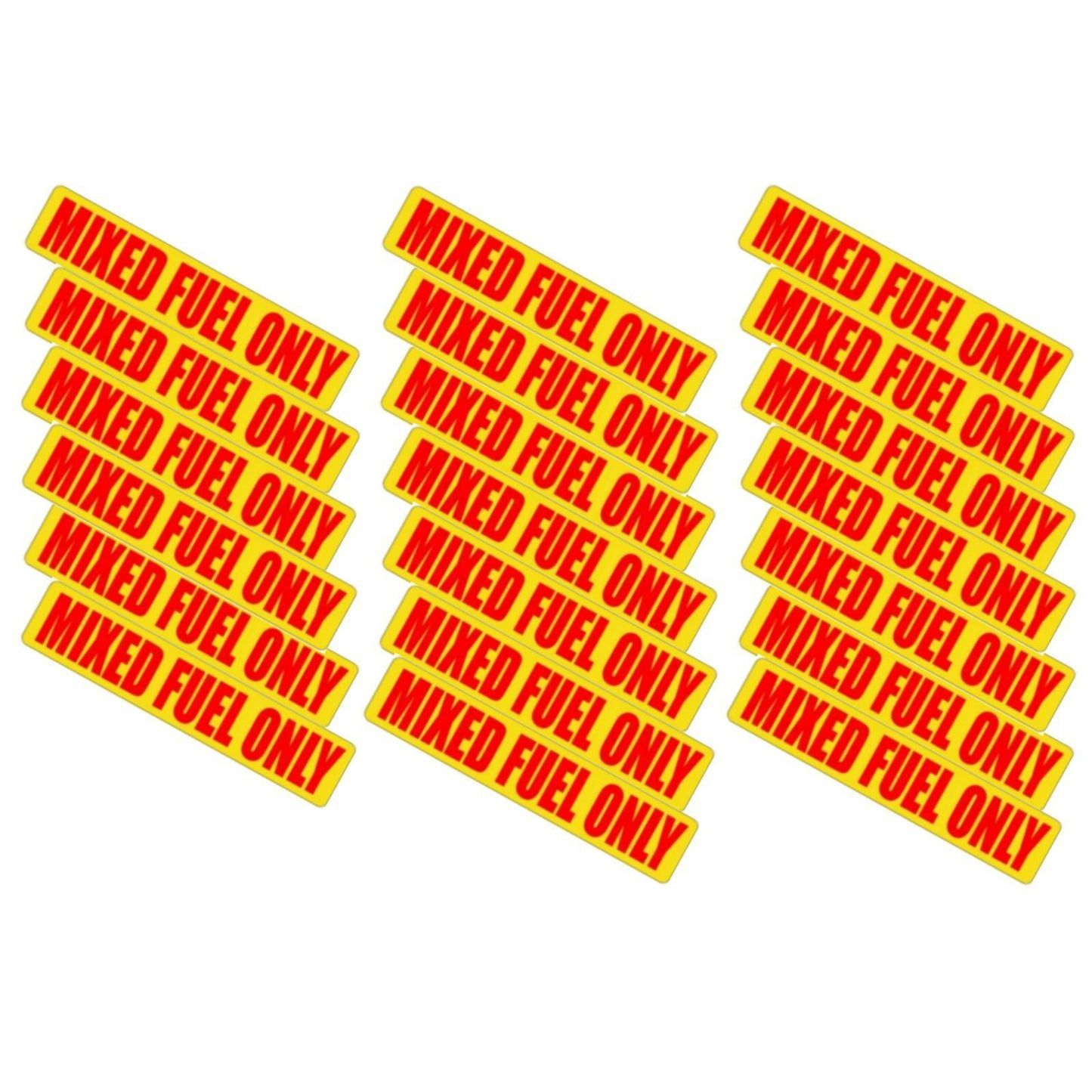 Mixed Fuel Only Vinyl Stickers for Motorcycles (2-Stroke)