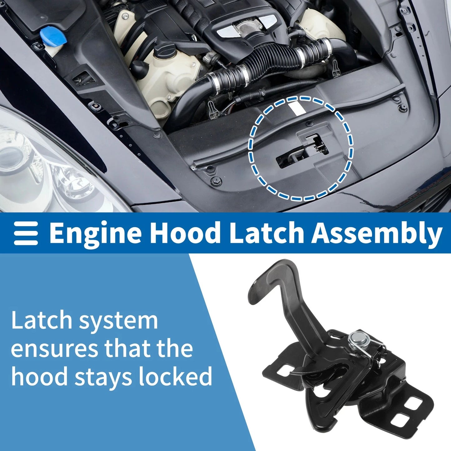 Hood Latch Assembly for Chrysler Town & Country (2001–2007) No. 820101