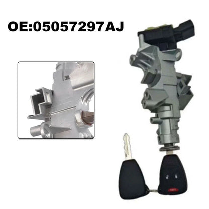 Steering Column Switch Housing With Key for Chrysler Vehicle Models