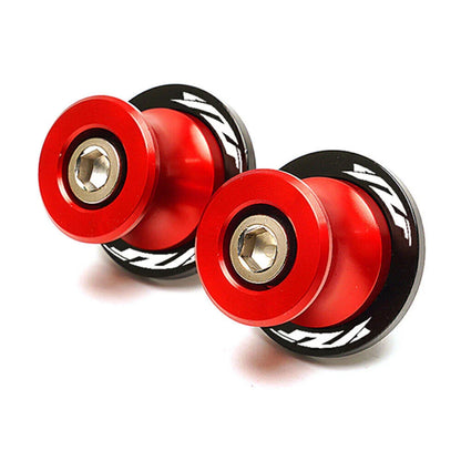 CNC Red Swingarm Spools Slider Screws M6 for Yamaha YZF R1 R3 R6