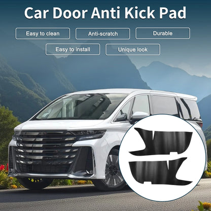 Faux Leather Anti Kick Pad Sticker for Toyota Vellfire (2016–2023)