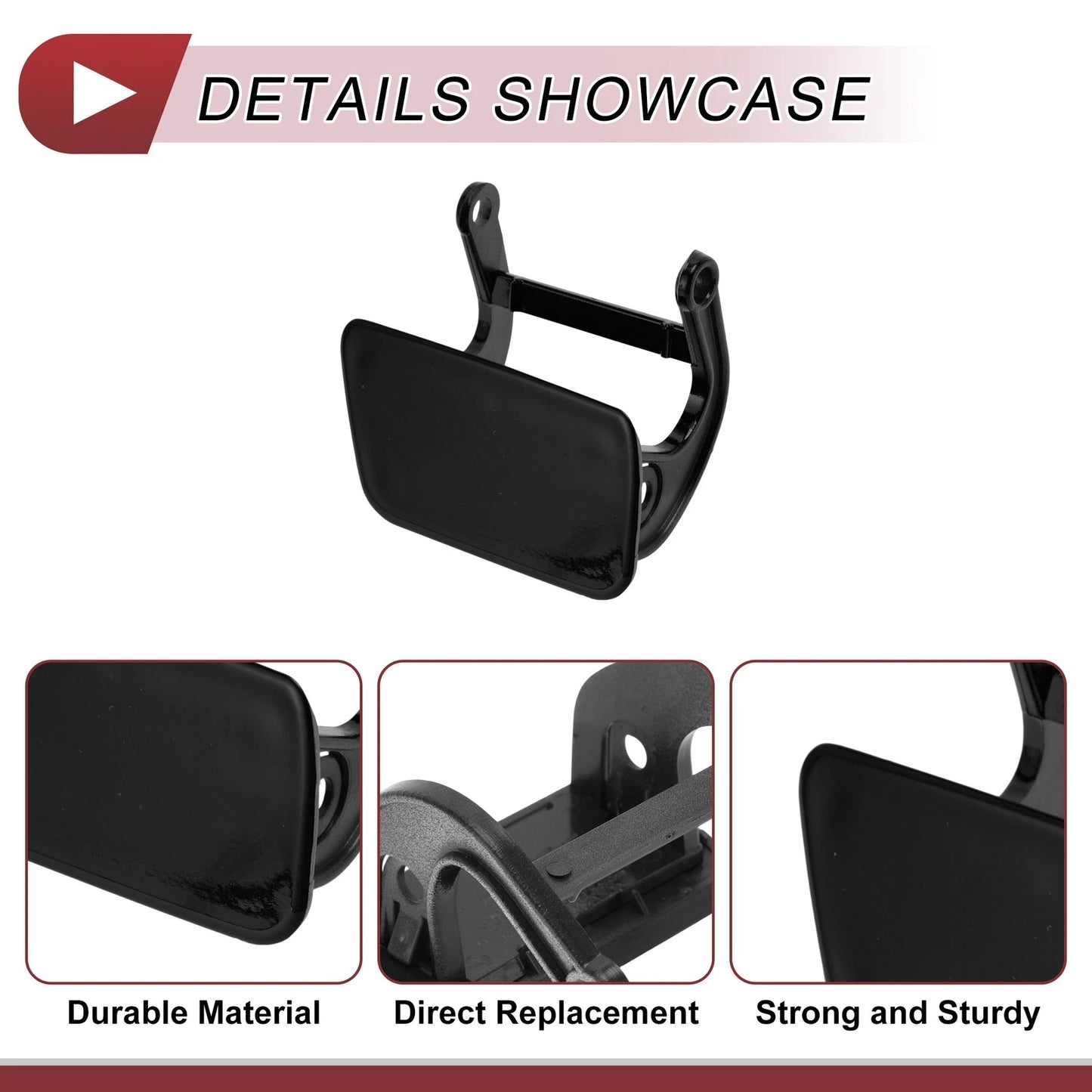 Bumper Headlight Washer Nozzle Cover Cap No. 51117111742 for BMW 525i (2004–2005)