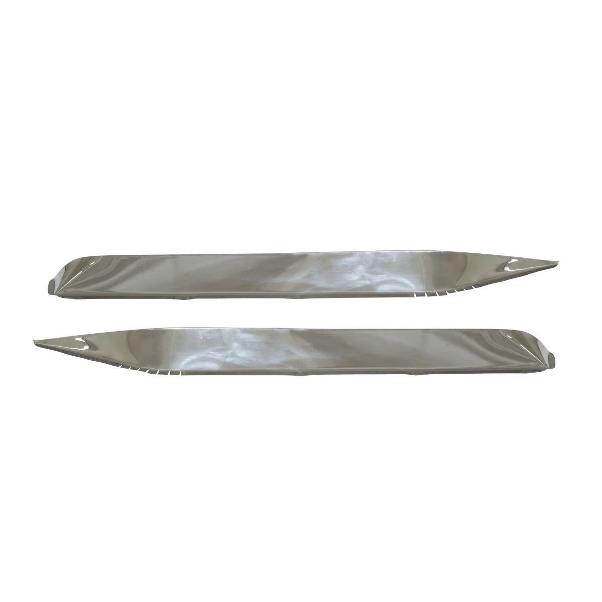 Set of 4 Chrome Weather Rain Visors for Toyota Corolla Sedan (KE70–TE71)