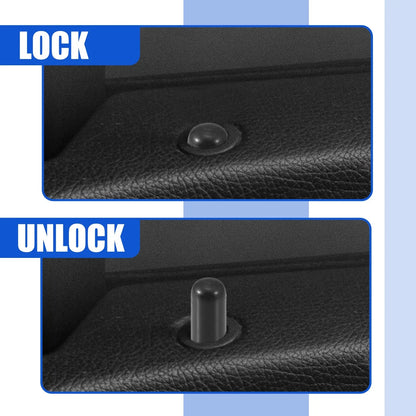 Door Lock Rod Knob Black for BMW 328i (2007-2013)