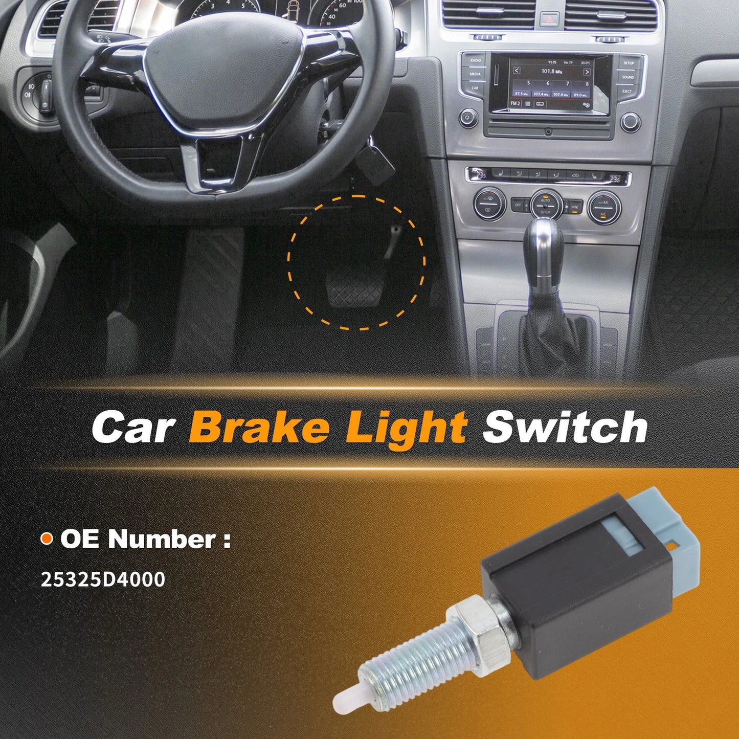 Brake Light Switch for Infiniti G20 (1999–2002) 25325D4000