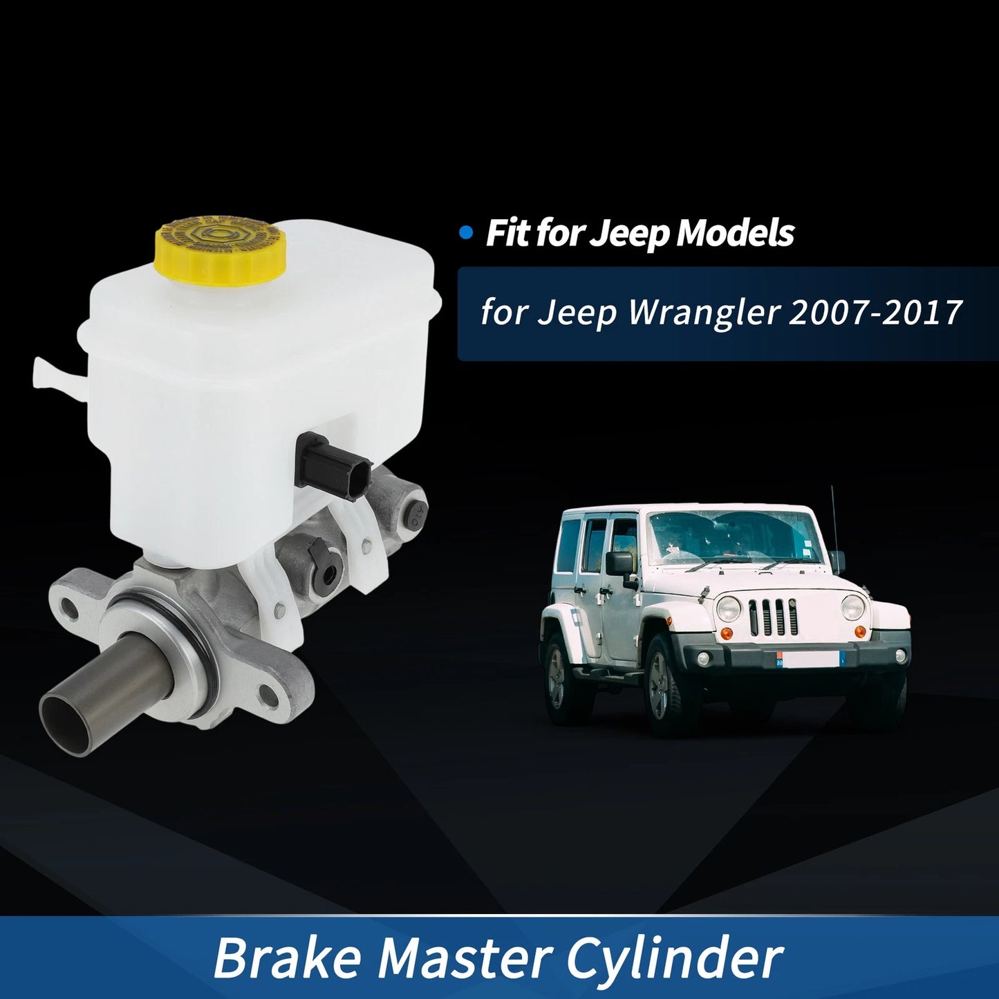 Brake Master Cylinder with Reservoir for Jeep Wrangler (2007–2017) No. 68003617AA