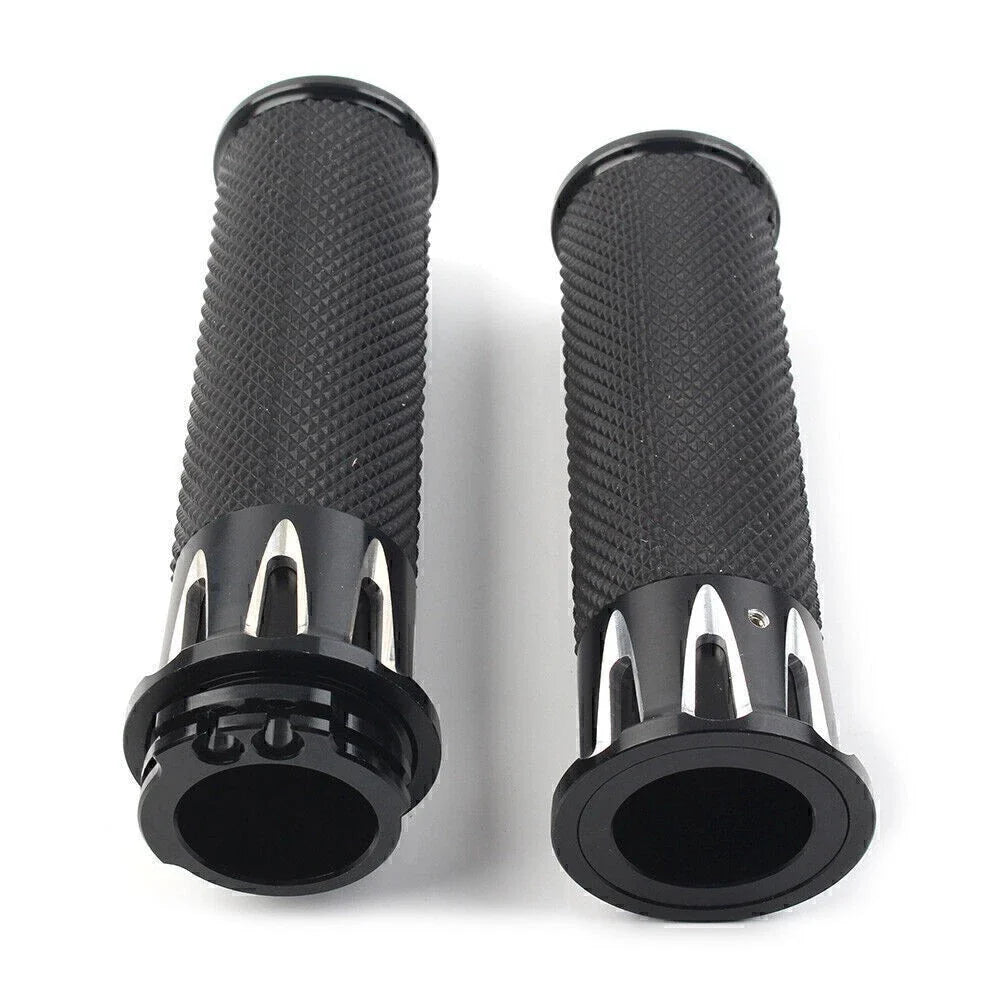 Black Handle Bar Grips for Harley Sportster XL883 XL1200 (2004-2023)
