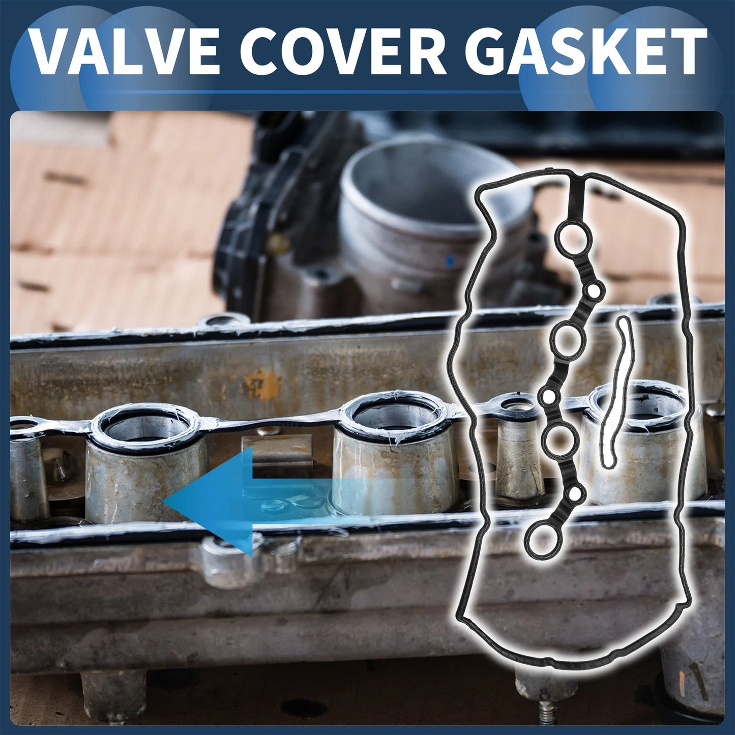 Valve Cover Gasket Set for Hyundai Sonata (2015–2019) 2.4L 2.0L 224412GGB0