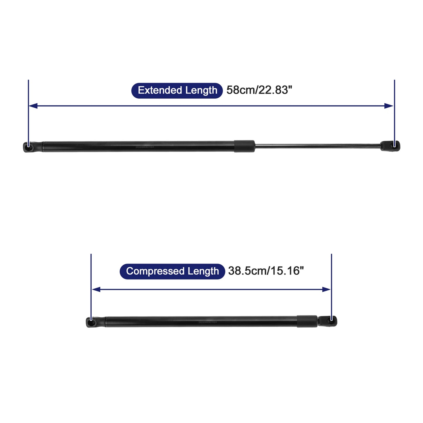 2 Pcs Rear Hatch Lift Support Struts No. 2039800164 for Mercedes-Benz C-Class (2015–2021)