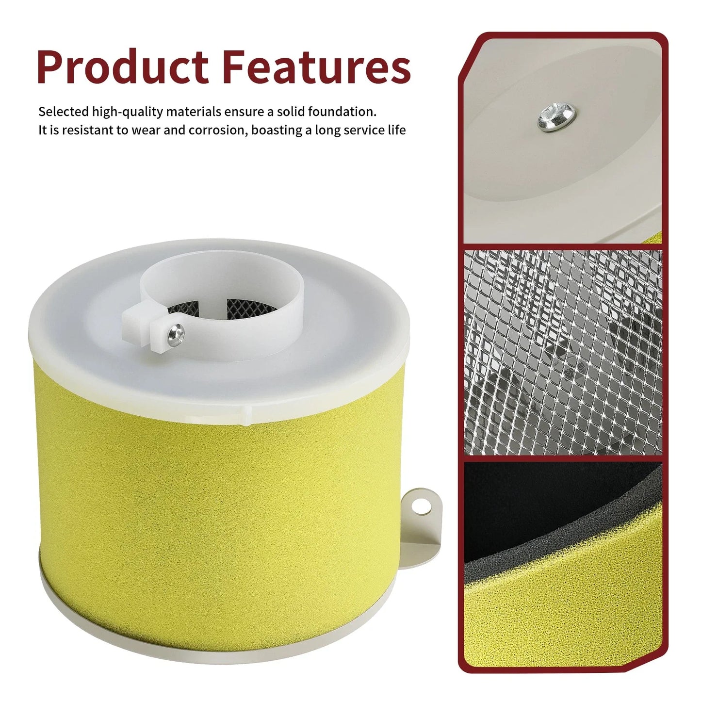 Air Filter Oil Filter & Guide Kit for Kawasaki Bayou 220/250 (1995–2004)