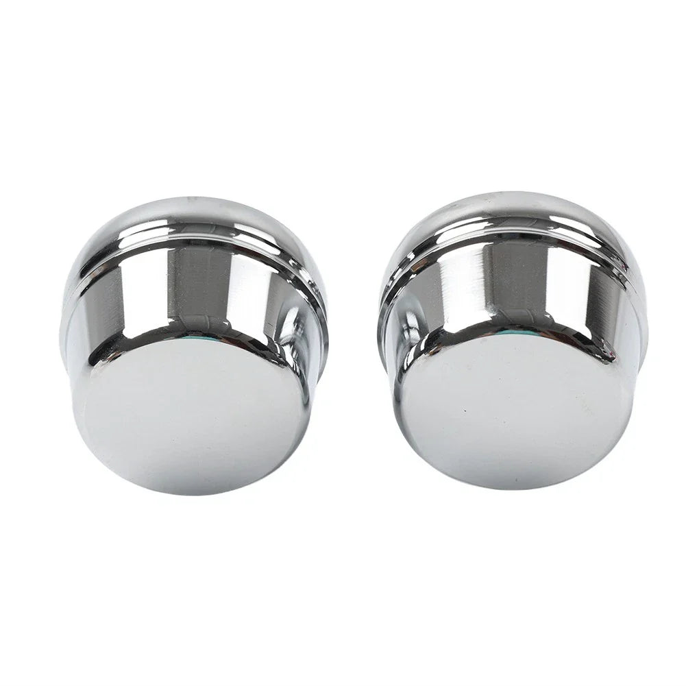 Front Axle Cap Nut Covers for Harley Touring Road King Electra Glide (2000-07)