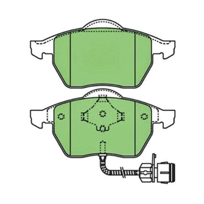 Front Disc Brake Pads Set for Audi A4/A6/A8/TT & VW Passat (1994-2006)