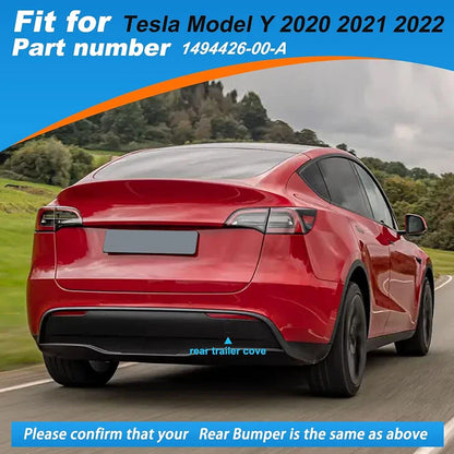 Rear Bumper Tow Hook Cap Cover for Tesla Model Y (2020-2022)
