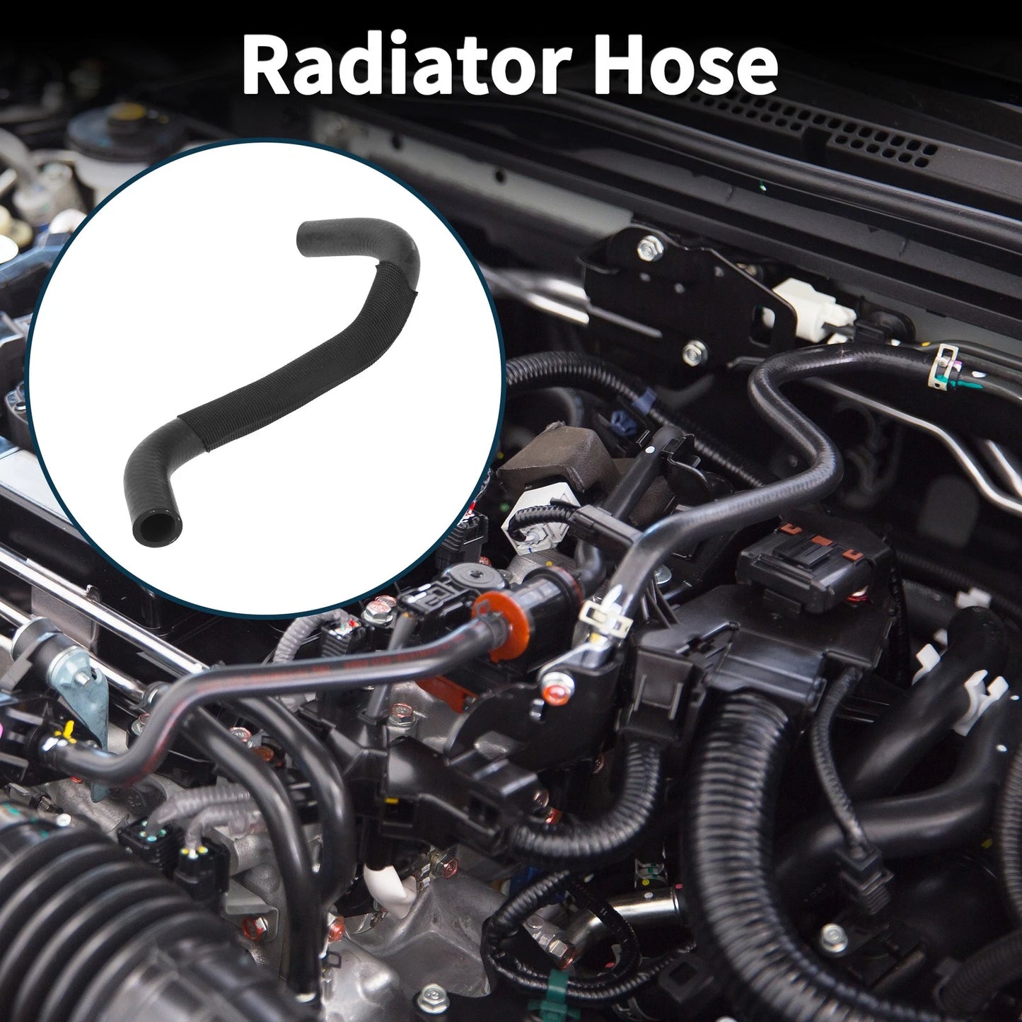 Radiator Hose Coolant Pipe for Audi A6 C6 2.0T (2005–2008) 4F0121109S Rubber