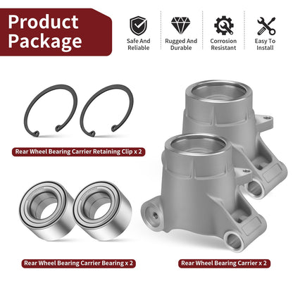 2X Rear Wheel Bearing Carrier for Polaris Sportsman 500 HO (2008–2013)