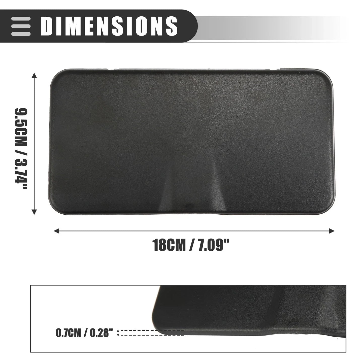 Car Sun Visor Vanity Mirror Cover for Chevrolet Corvette C6 (2005-2013)