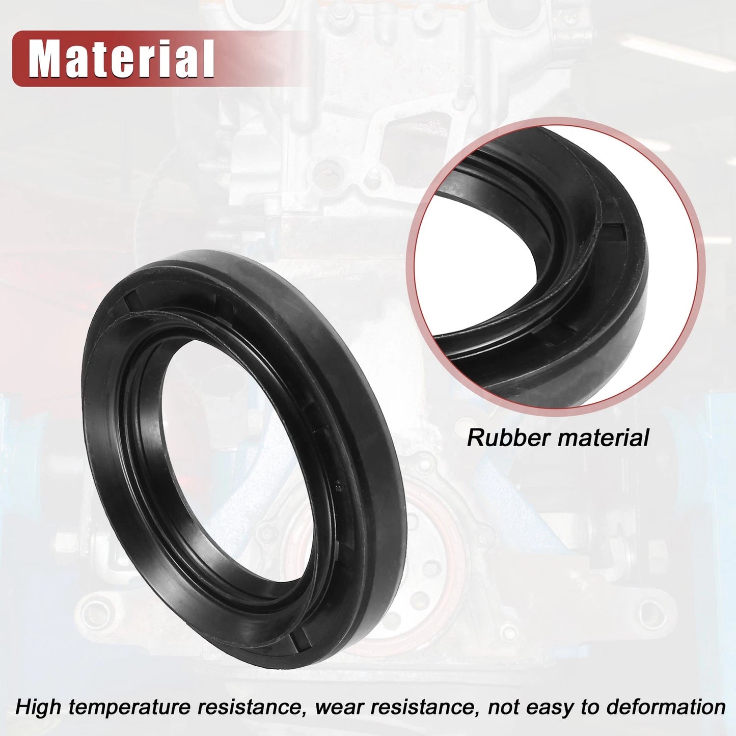 2X Engine Crankshaft Oil Seal for Toyota Land Cruiser (1981–1990) No. 9031148022