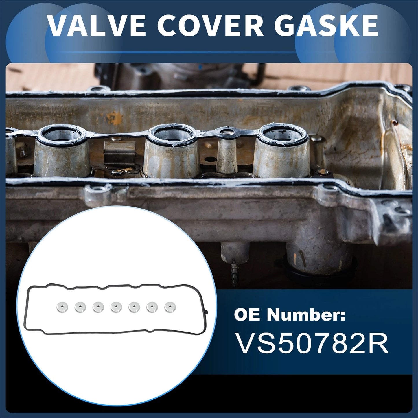Engine Valve Cover Gasket Kit for Honda Fit (2007–2008) VS50782R