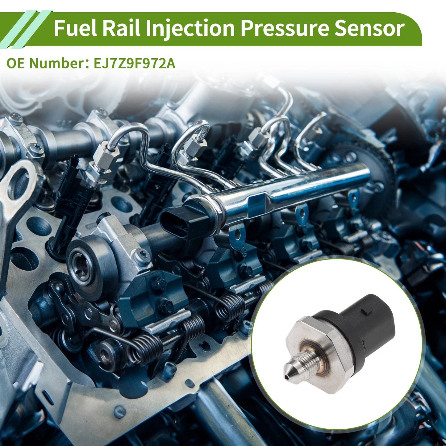 Fuel Injection Pressure Sensor EJ7Z9F972A for Ford Edge (2015–2019)