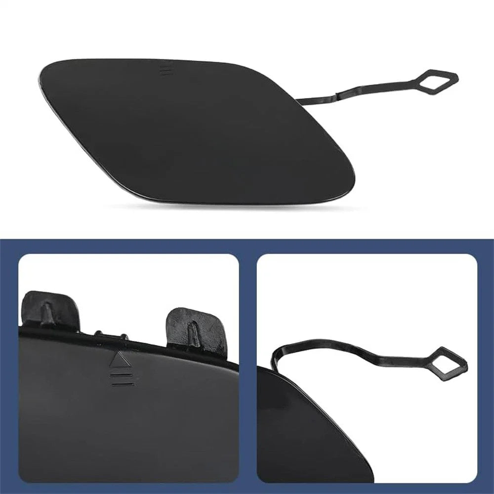 Front Bumper Tow Hook Eye Cover for Benz W212 E250 E350 E400 E550 (2009-2016)