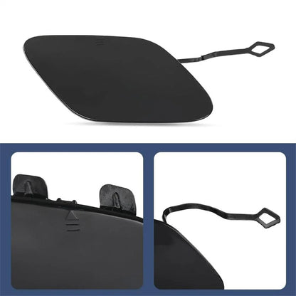 Front Bumper Tow Hook Eye Cover for Benz W212 E250 E350 E400 E550 (2009-2016)