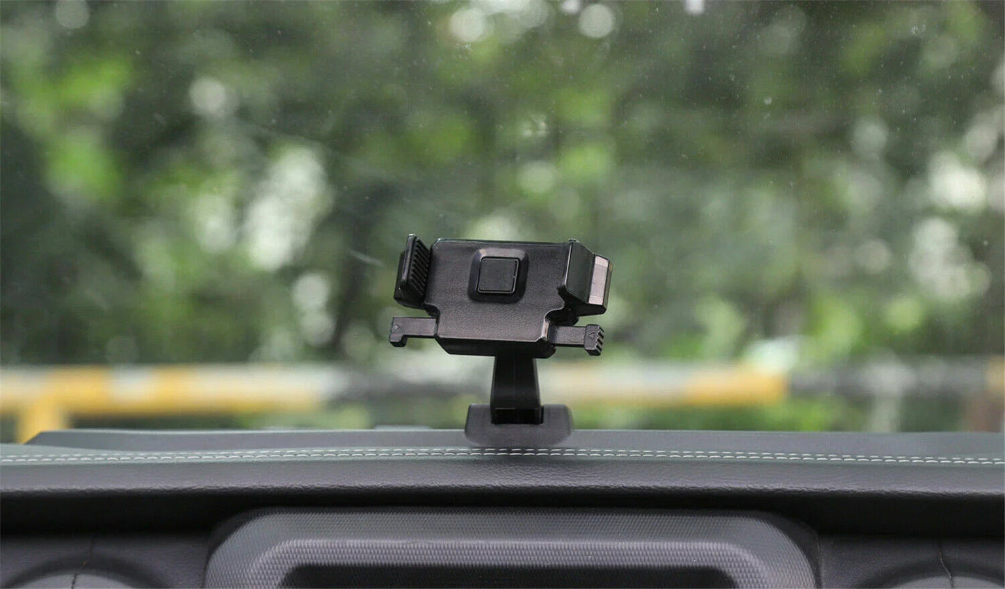Phone Holder Mount With Storage Box Tray for Jeep Wrangler JL JT (2018–2024)
