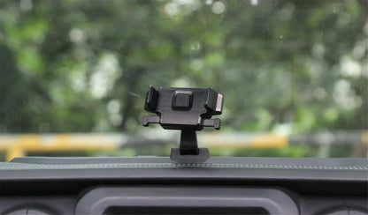 Phone Holder Mount With Storage Box Tray for Jeep Wrangler JL JT (2018–2024)