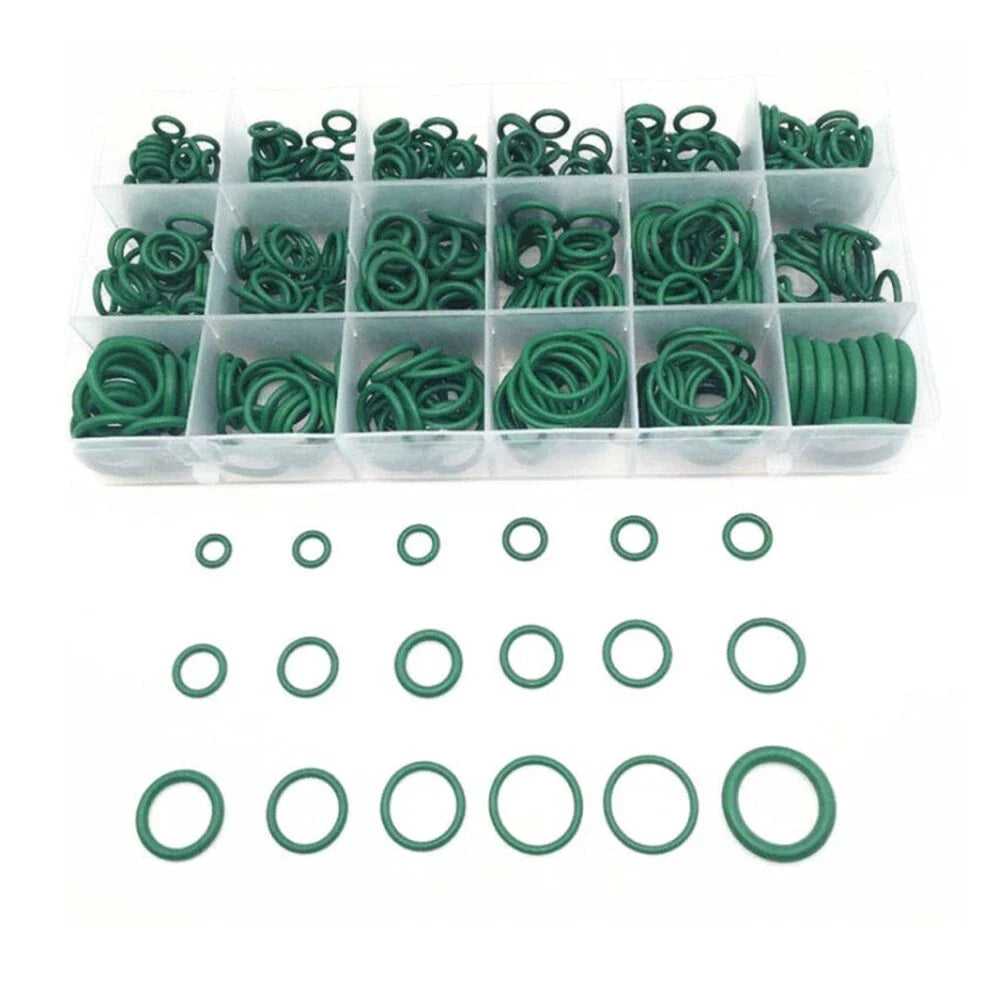 Automotive 270-Piece O-Ring Washer Kit Green Rubber