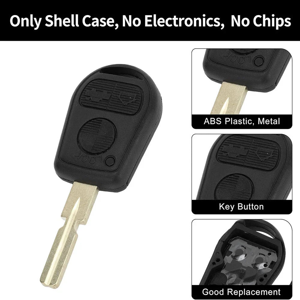 3 Button Key Housing Shell for BMW 740iL 540i 750i 528i Z3 (1995-2002)