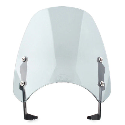 1x ABS Gray Motorcycle Windshield + Bracket for SCRAMBLER 1200 (2019-2021)